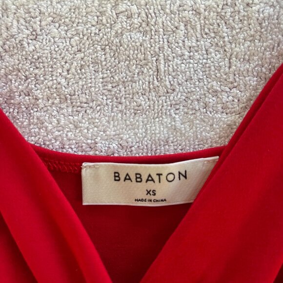 Aritzia Babaton red short camisole top size XS - Picture 3 of 6